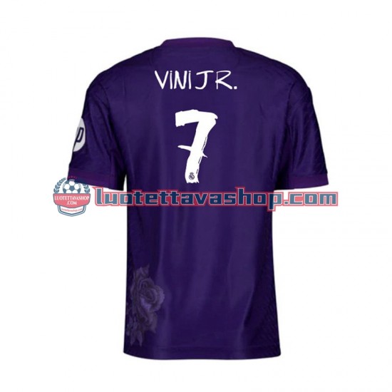 Miehet Real Madrid Vinicius Junior 7 Y-3 2023-2024 Violetti Lyhythihainen Fanipaita ,Neljäs