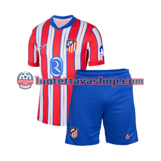 Lapset Atlético Madrid 2024-2025 Lyhythihainen Fanipaita ,Koti