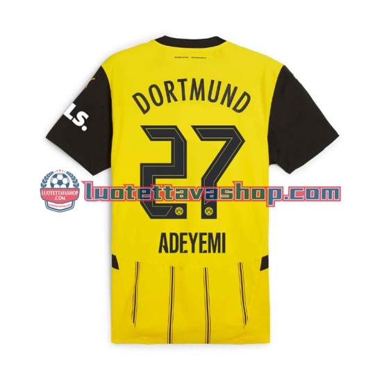 Miehet Borussia Dortmund Karim Adeyemi 27 2024-2025 Lyhythihainen Fanipaita ,Koti