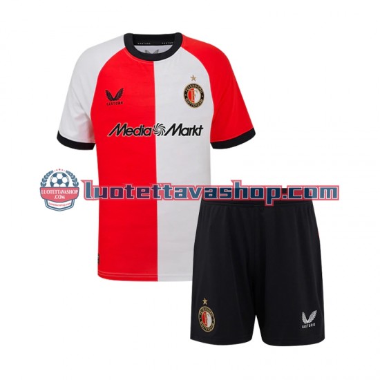 Lapset Feyenoord Rotterdam 2024-2025 Lyhythihainen Fanipaita ,Koti