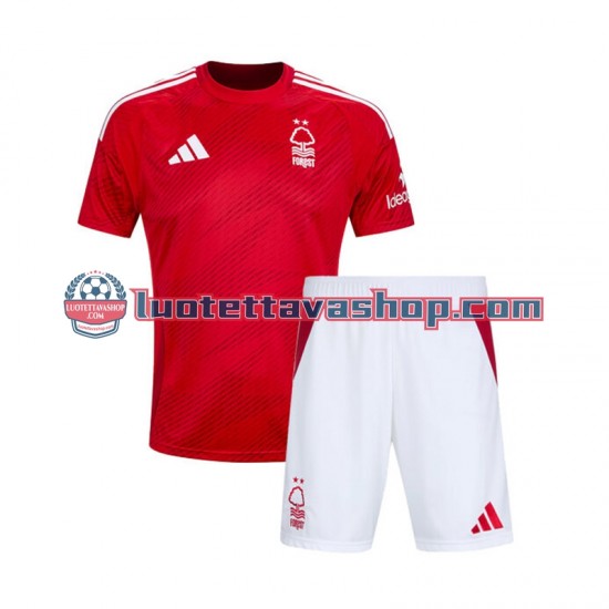 Lapset Nottingham Forest 2024-2025 Lyhythihainen Fanipaita ,Koti