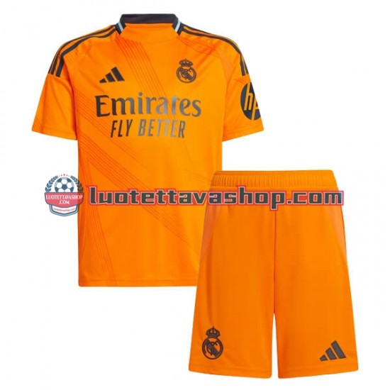 Lapset Real Madrid 2024-2025 Lyhythihainen Fanipaita ,Vieras