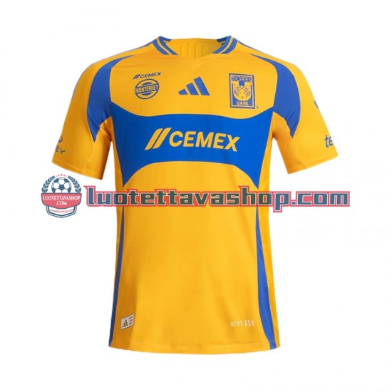 Miehet Tigres UANL 2024-2025 Lyhythihainen Fanipaita ,Koti