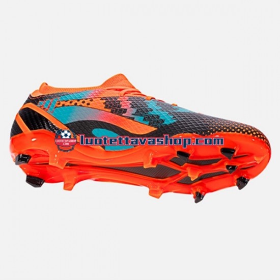 Adidas Messi X Speedportal.3 FG Oranssi Sininen Musta Jalkapallokengät