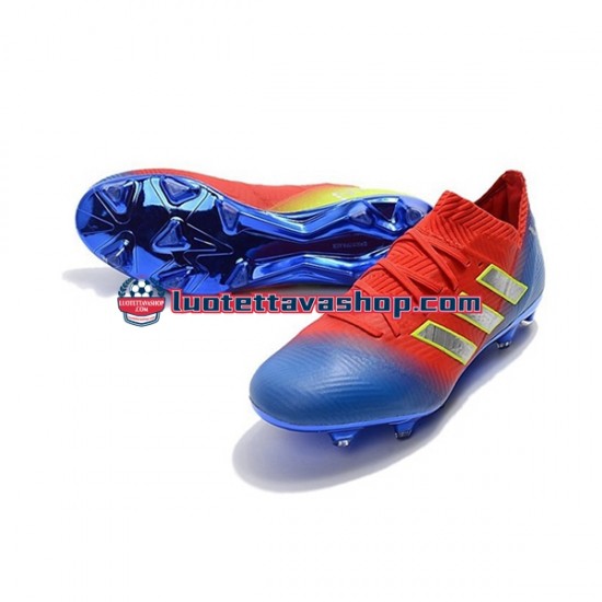 Adidas Nemeziz8.1 FG Punainen Sininen Valkoinen Jalkapallokengät