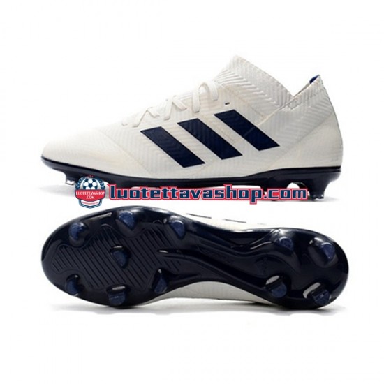Adidas Nemeziz8.1 FG Valkoinen Musta Jalkapallokengät