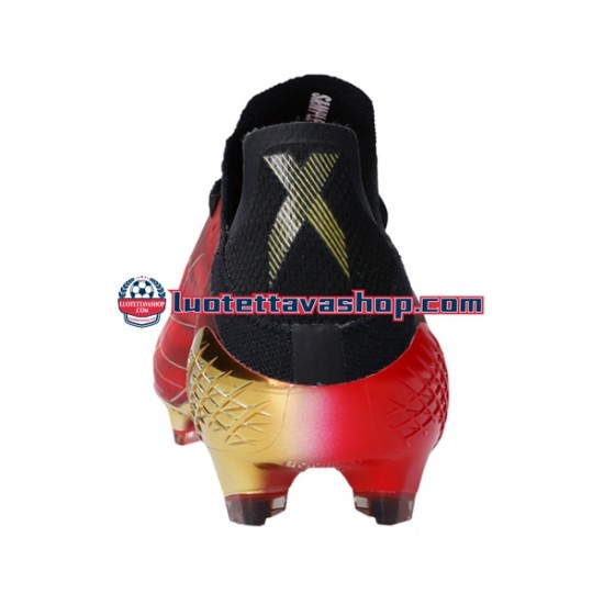 Adidas X SPEEDFLOW.1 FG Showdown Punainen Kulta Musta Jalkapallokengät