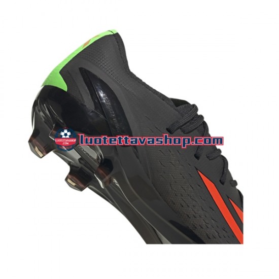 Adidas X Speedportal.1 FG Shadowportal Punainen Vihreä Musta Jalkapallokengät