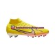Nike Air Zoom Mercurial Superfly IX Pro AG Pro AG Pro Lucent Vaaleanpunainen Keltainen Jalkapallokengät