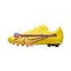 Nike Air Zoom Mercurial Vapor XV Academy AG Lucent Vaaleanpunainen Keltainen Jalkapallokengät