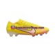 Nike Air Zoom Mercurial Vapor XV Elite FG Lucent Vaaleanpunainen Keltainen Jalkapallokengät