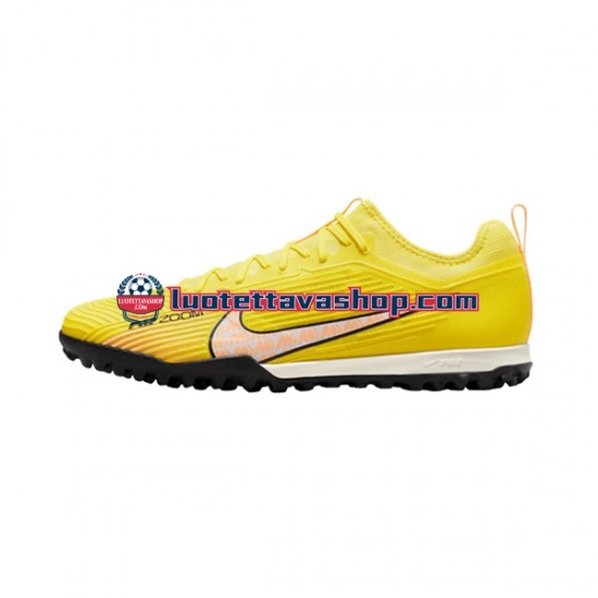 Nike Air Zoom Mercurial Vapor XV Pro TF Lucent Vaaleanpunainen Keltainen Jalkapallokengät
