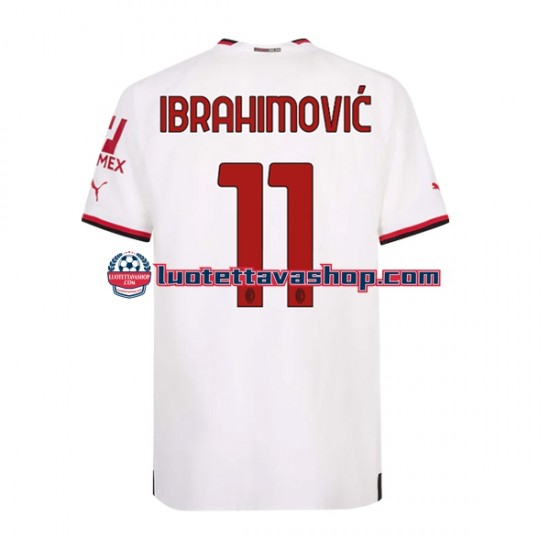 Miehet AC Milan Ibrahimovic 11 2022-2023 Lyhythihainen Fanipaita ,Vieras