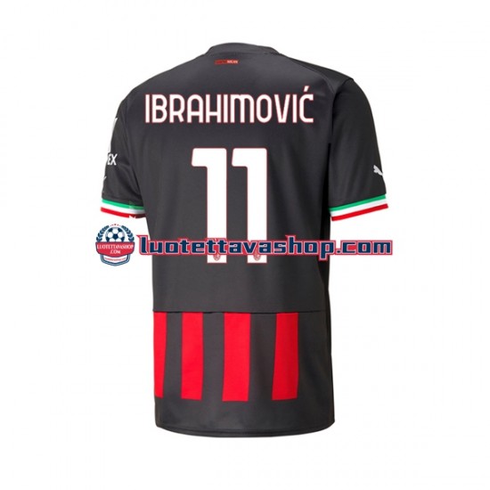 Miehet AC Milan Ibrahimovic 11 2022-2023 Lyhythihainen Fanipaita ,Koti