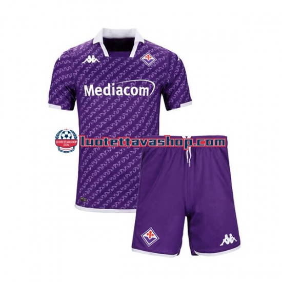 Lapset ACF Fiorentina 2023-2024 Lyhythihainen Fanipaita ,Koti