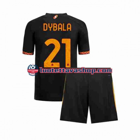 Lapset AS Roma Paulo Dybala 21 2023-2024 Lyhythihainen Fanipaita ,Kolmas