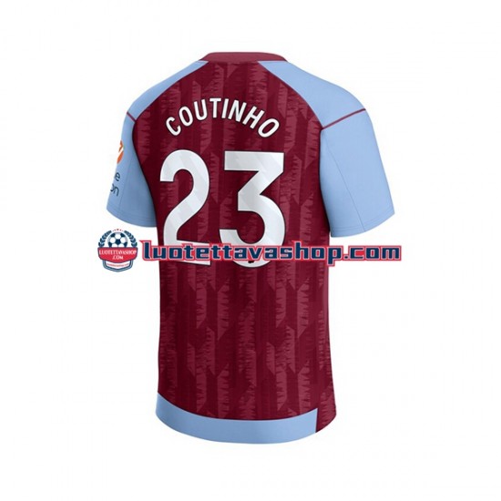 Miehet Aston Villa Philippe Coutinho 23 2023-2024 Lyhythihainen Fanipaita ,Koti