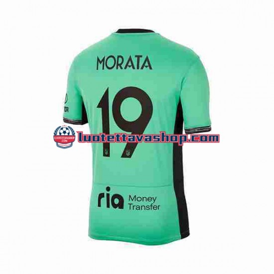 Miehet Atlético Madrid Alvaro Morata 19 2023-2024 Lyhythihainen Fanipaita ,Kolmas