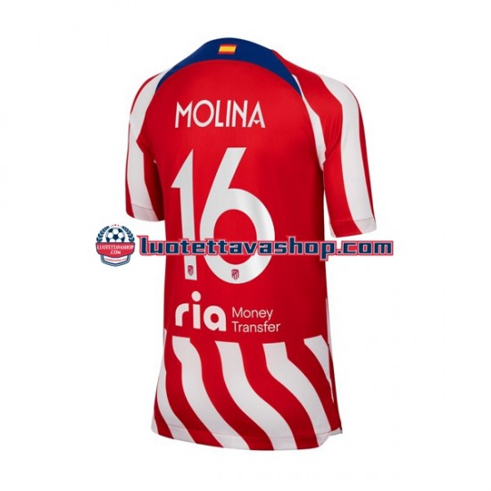 Miehet Atlético Madrid Nahuel Molina 16 2022-2023 Lyhythihainen Fanipaita ,Koti