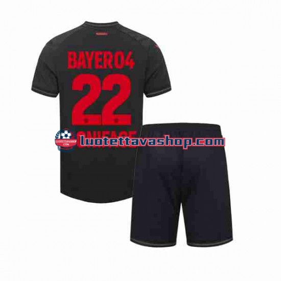 Lapset Bayer 04 Leverkusen Victor Boniface 22 2023-2024 Lyhythihainen Fanipaita ,Koti