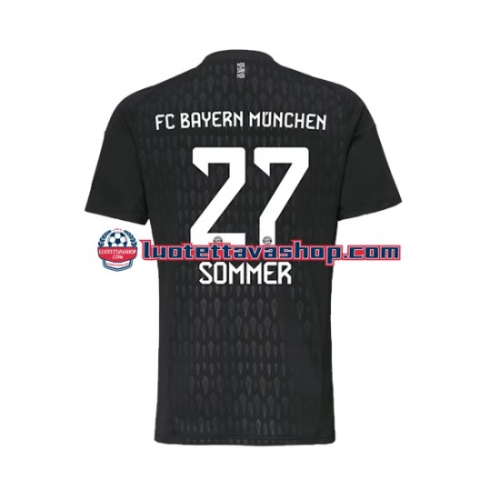 Miehet FC Bayern München Maalivahdin Yann Sommer 27 2023-2024 Lyhythihainen Fanipaita ,Koti