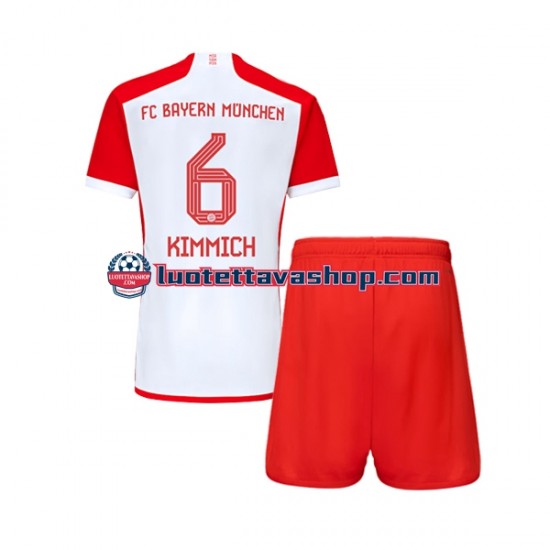 Lapset FC Bayern München Joshua Kimmich 6 2023-2024 Lyhythihainen Fanipaita ,Koti