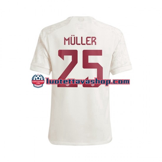 Miehet FC Bayern München Thomas Muller 25 2023-2024 Lyhythihainen Fanipaita ,Kolmas