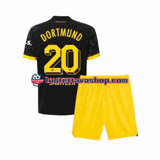 Lapset Borussia Dortmund Marcel Sabitzer 20 2023-2024 Lyhythihainen Fanipaita ,Vieras