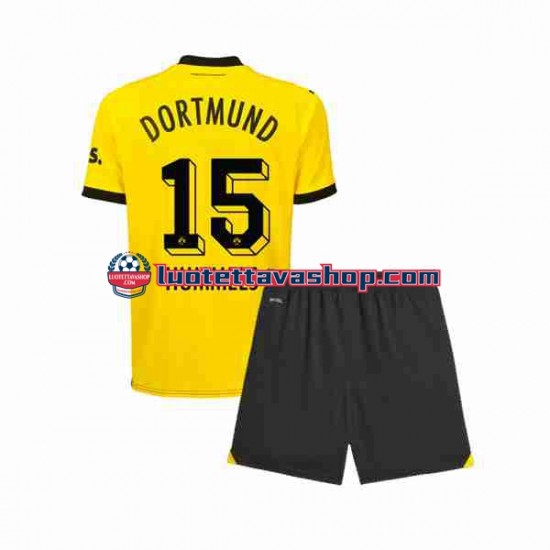 Lapset Borussia Dortmund Mats Hummels 15 2023-2024 Lyhythihainen Fanipaita ,Koti