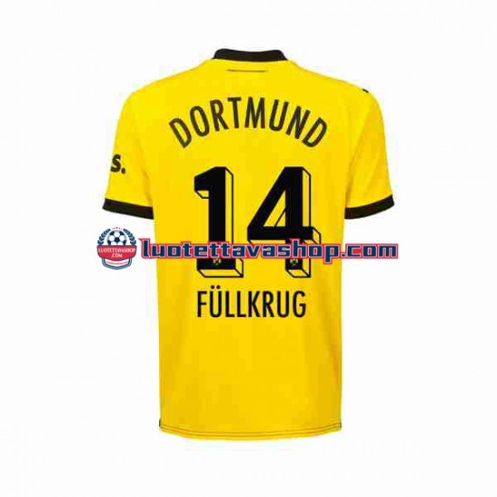 Miehet Borussia Dortmund Niclas Fullkrug 14 2023-2024 Lyhythihainen Fanipaita ,Koti