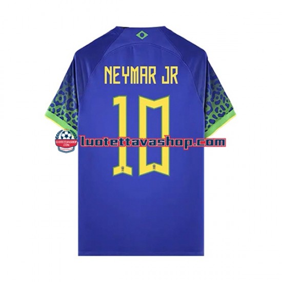 Miehet Brasilia Neymar JR 10 World Cup 2022 Lyhythihainen Fanipaita ,Vieras