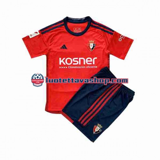 Lapset CA Osasuna 2023-2024 Lyhythihainen Fanipaita ,Koti