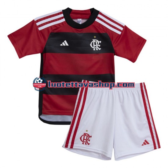 Lapset CR Flamengo 2023-2024 Lyhythihainen Fanipaita ,Koti