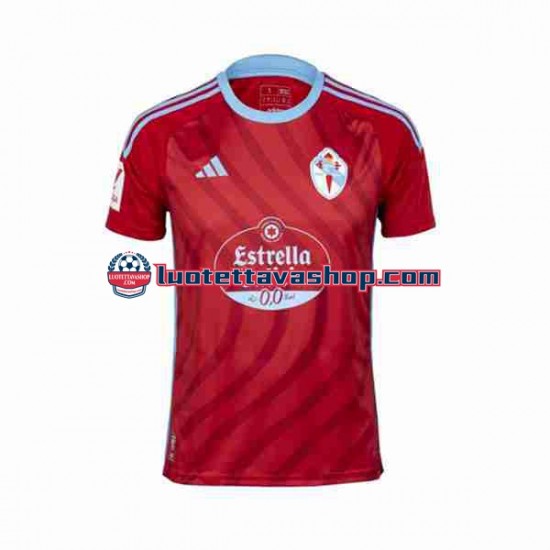 Miehet Celta de Vigo 2023-2024 Lyhythihainen Fanipaita ,Vieras