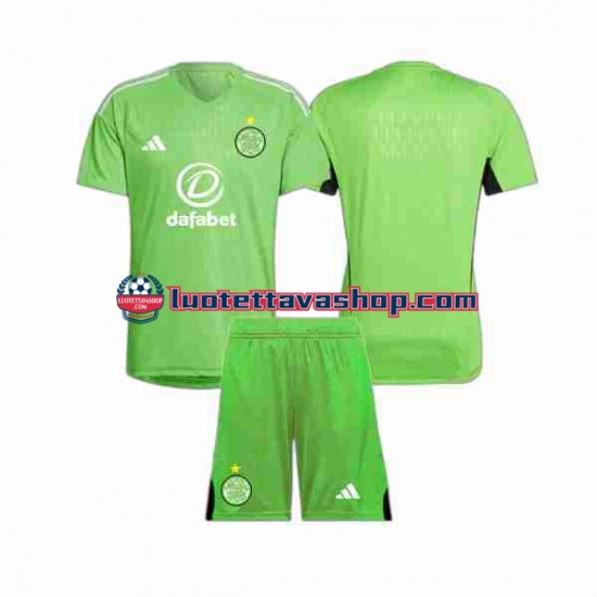 Lapset Celtic Maalivahdin 2023-2024 Lyhythihainen Fanipaita ,Vieras