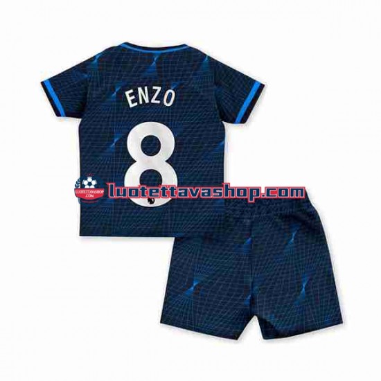 Lapset Chelsea Enzo Fernandez 8 2023-2024 Lyhythihainen Fanipaita ,Vieras