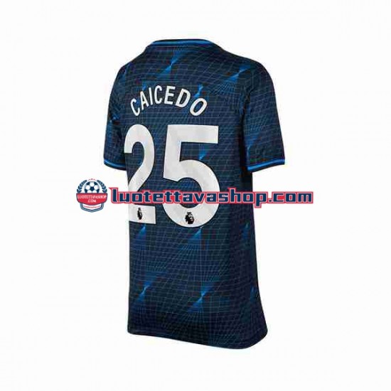 Miehet Chelsea Moises Caicedo 25 2023-2024 Lyhythihainen Fanipaita ,Vieras