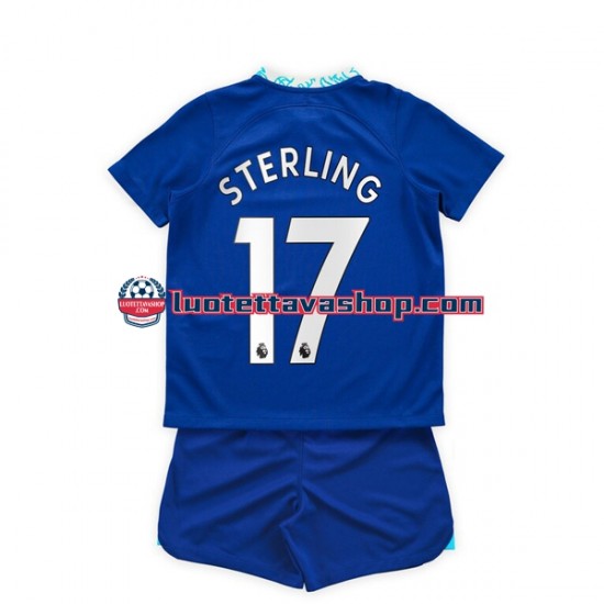 Lapset Chelsea Raheem Sterling 17 2022-2023 Lyhythihainen Fanipaita ,Koti