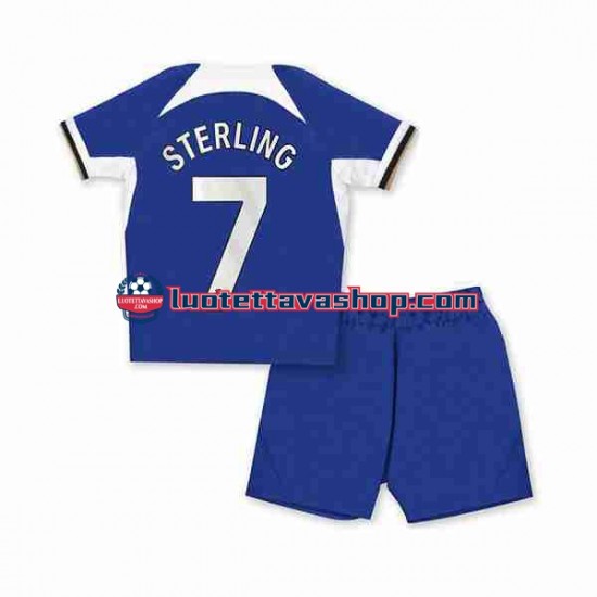 Lapset Chelsea Raheem Sterling 7 2023-2024 Lyhythihainen Fanipaita ,Koti