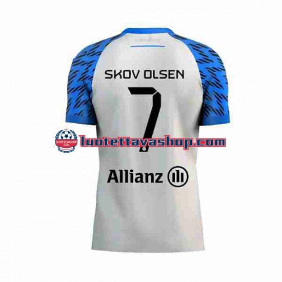 Miehet Club Brugge Andreas Skov Olsen 7 2023-2024 Lyhythihainen Fanipaita ,Vieras