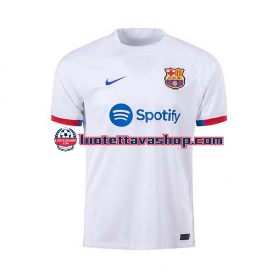 Miehet FC Barcelona 2023-2024 Lyhythihainen Fanipaita ,Vieras