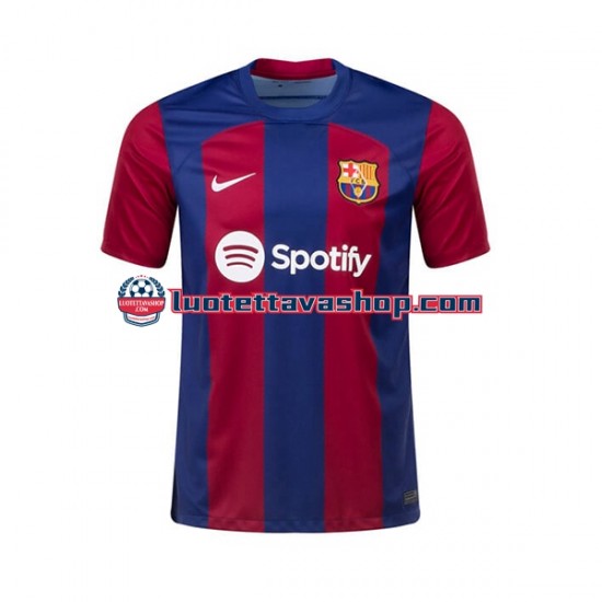 Miehet FC Barcelona 2023-2024 Lyhythihainen Fanipaita ,Koti