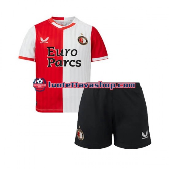 Lapset Feyenoord Rotterdam 2023-2024 Lyhythihainen Fanipaita ,Koti