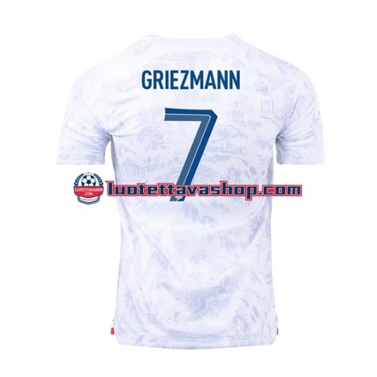 Miehet Ranska Griezmann 7 World Cup 2022 Lyhythihainen Fanipaita ,Vieras