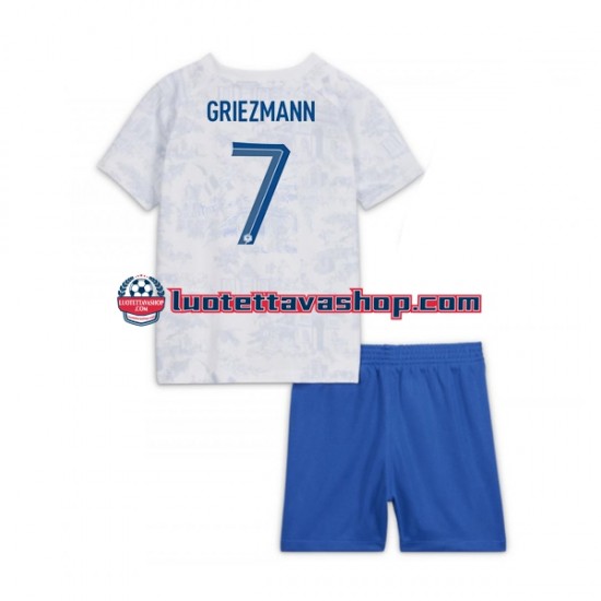 Lapset Ranska Griezmann 7 World Cup 2022 Lyhythihainen Fanipaita ,Vieras