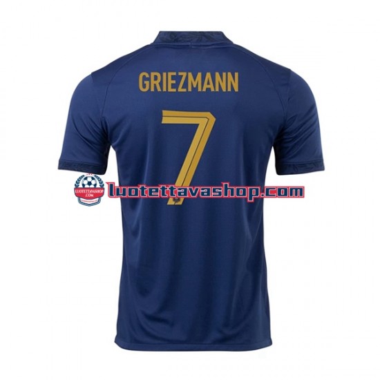 Miehet Ranska Griezmann 7 World Cup 2022 Lyhythihainen Fanipaita ,Koti