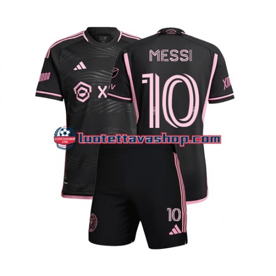 Lapset Inter Miami Lionel Messi 10 2023 Lyhythihainen Fanipaita ,Vieras