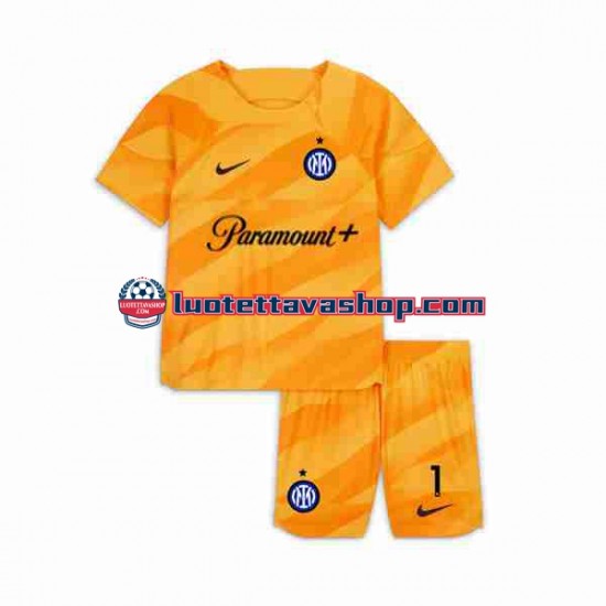 Lapset Inter Milan Maalivahdin Sommer 1 2023-2024 Lyhythihainen Fanipaita ,Koti