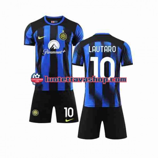 Lapset Inter Milan Lautaro Martinez 10 2023-2024 Lyhythihainen Fanipaita ,Koti