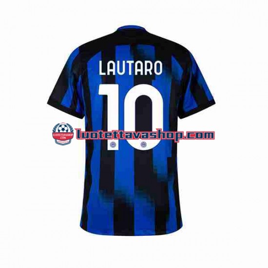 Miehet Inter Milan Lautaro Martinez 10 2023-2024 Lyhythihainen Fanipaita ,Koti